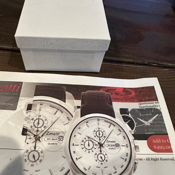 Zovatti Accessories Brand New Zovatti Aeronautica Mens Watch With